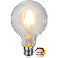 LED лампа E27 G95 Clear