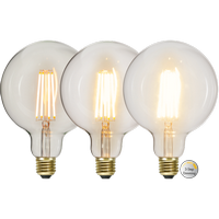 LED лампа E27 G125 3-step Click