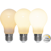 LED лампа E27 A60 матова Filament RA90 3-ступенева