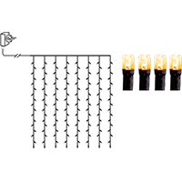 Гирлянда завіса Serie LED Golden Warm White 1.3х1.3м