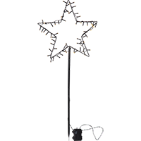 Зовнішня декорація зірка Spiky 95 см 