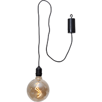 Підвісна декорація куля Bowl 18 см бурштинова