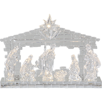 Настільна декорація Шопка Ice 22 см